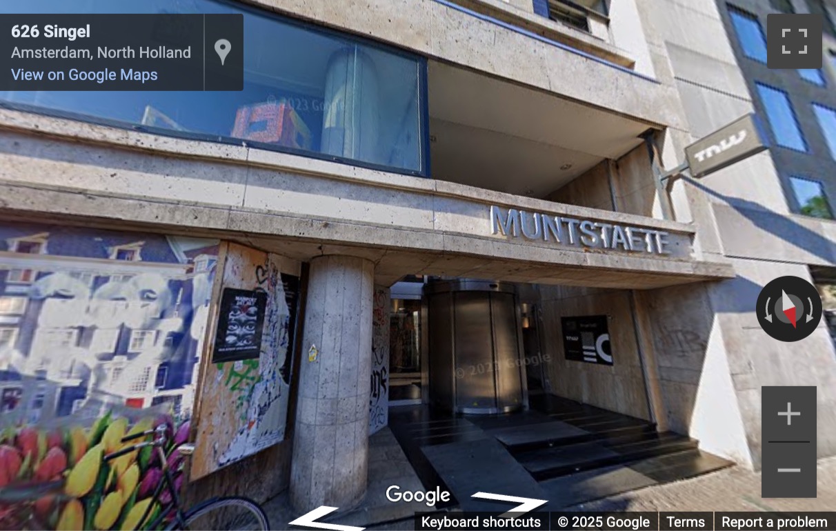 Street View image of Singel 542, Amsterdam, North Holland