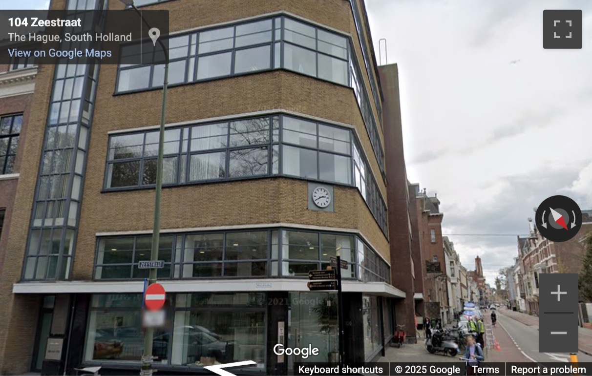 Street View image of 100, Zeestraat, The Hague
