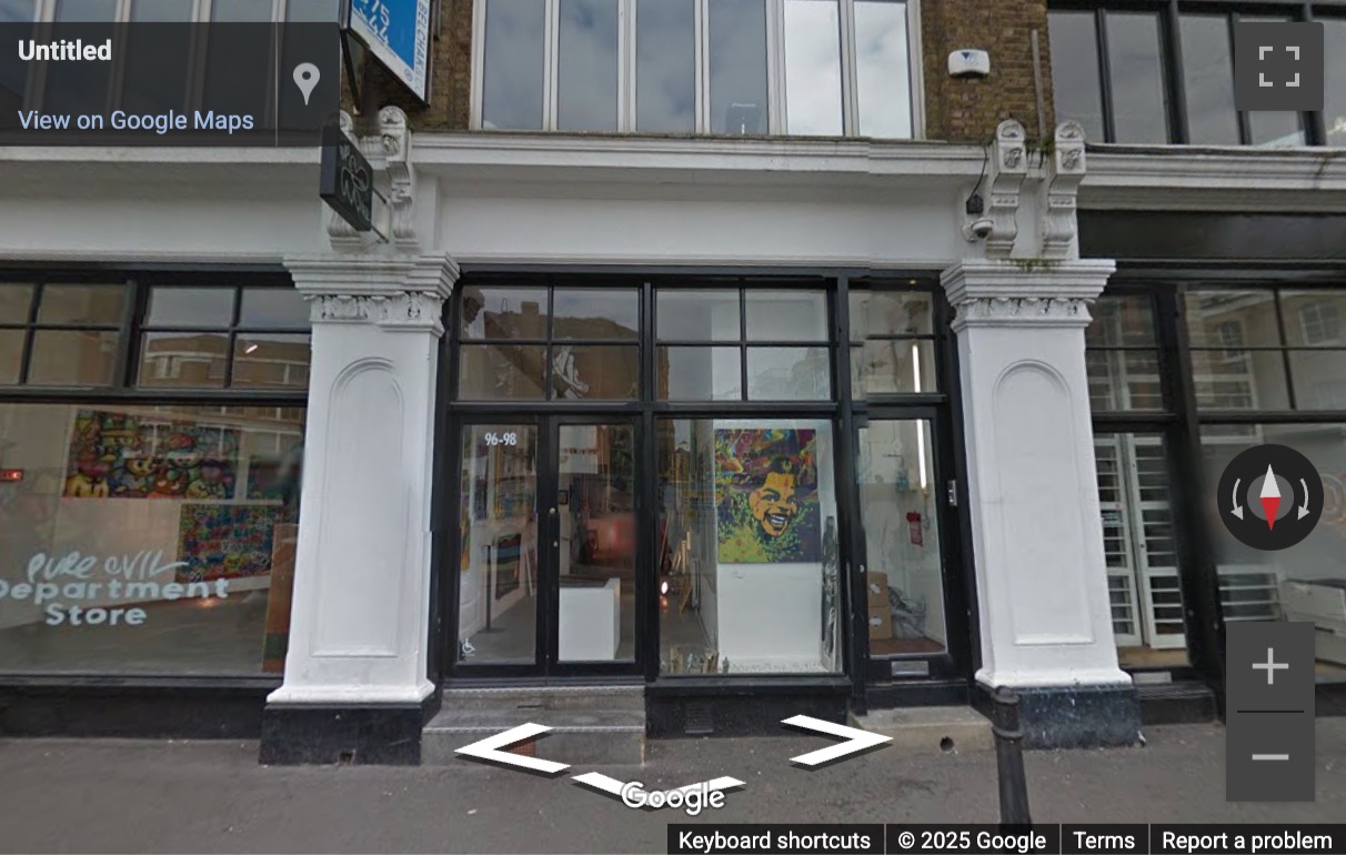 Street View image of 96-98 Leonard Street, 1st Floor, Central London, EC2A