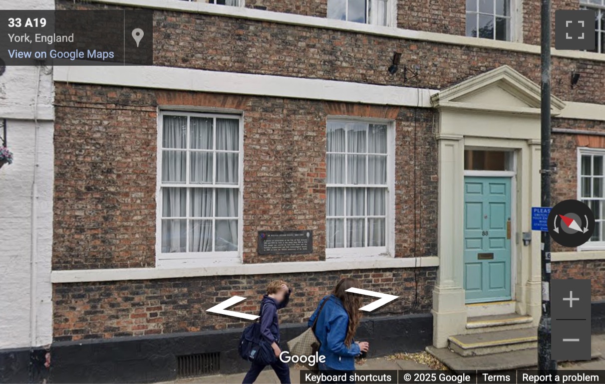 Street View image of 31 Bootham, York, United Kingdom