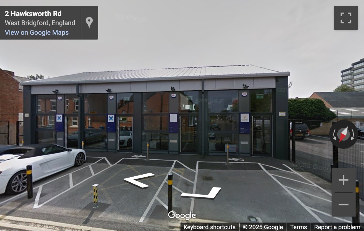 Street View image of Hawksworth Road, West Bridgford, Nottinghamshire