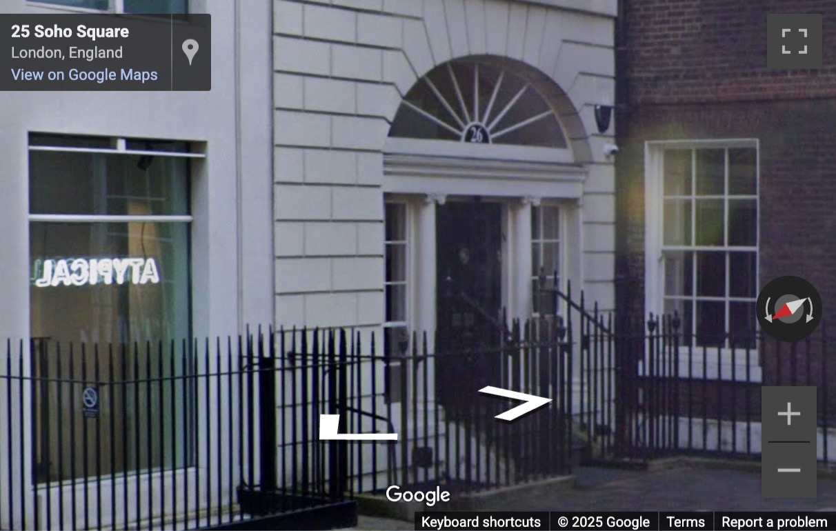 Street View image of 26, Soho Square, London