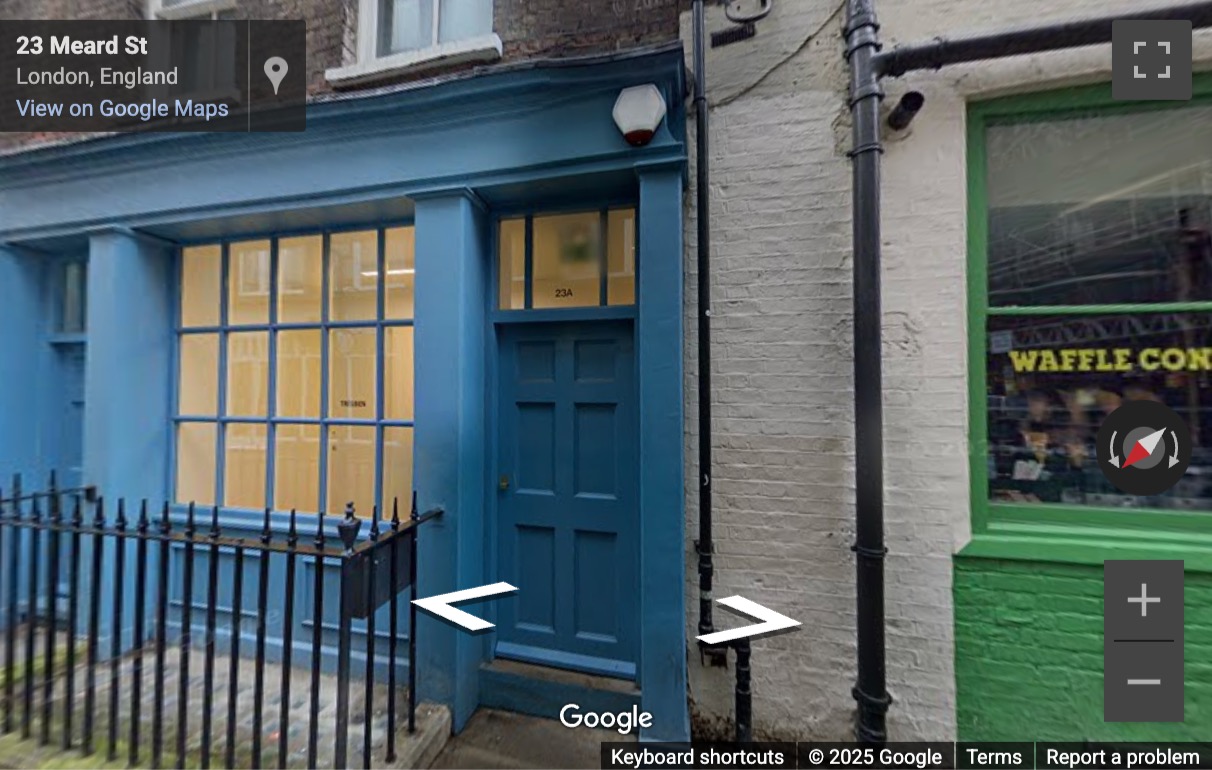 Street View image of 23, Meard Street, London