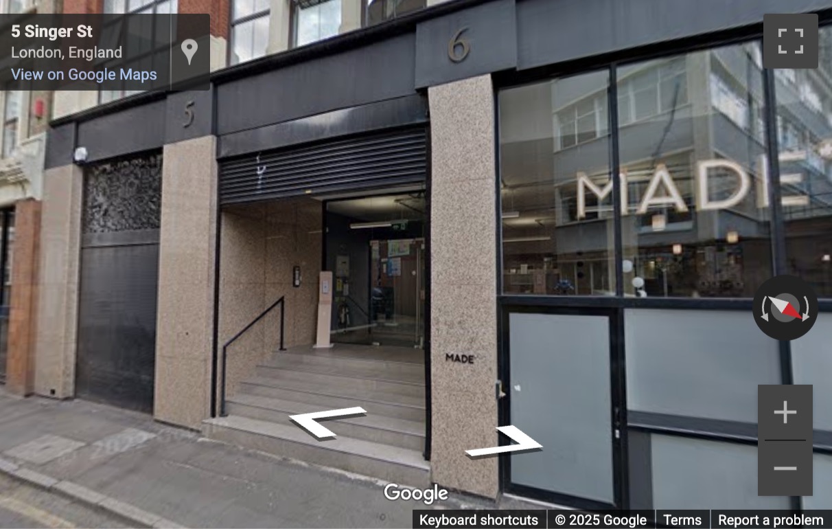 Street View image of 5, Singer Street, London
