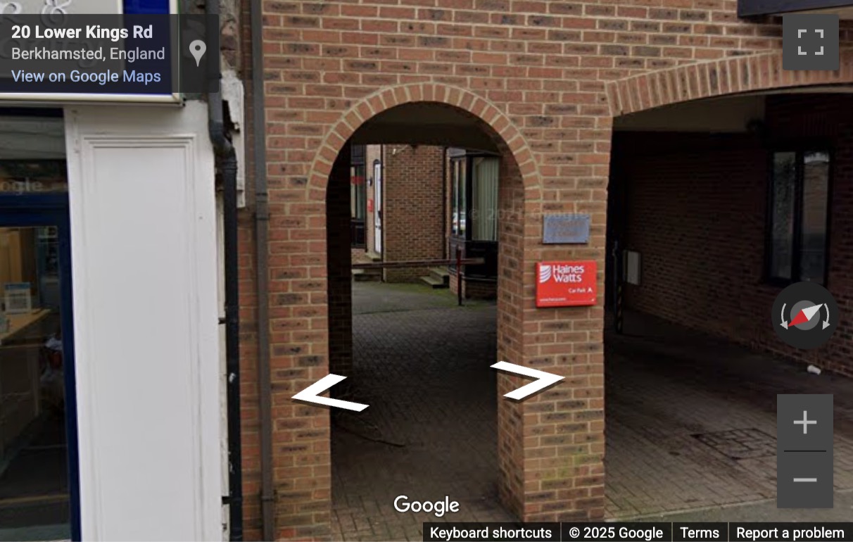 Street View image of Claridge Court, Lower Kings Road, Berkhamsted, Hertfordshire