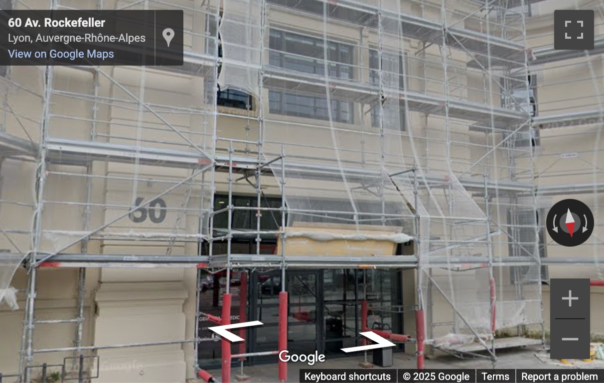 Street View image of 60 Avenue Rockefeller, Lyon