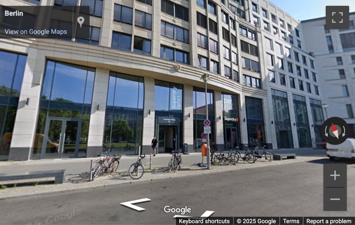 Street View image of Leipziger Platz 15, Berlin