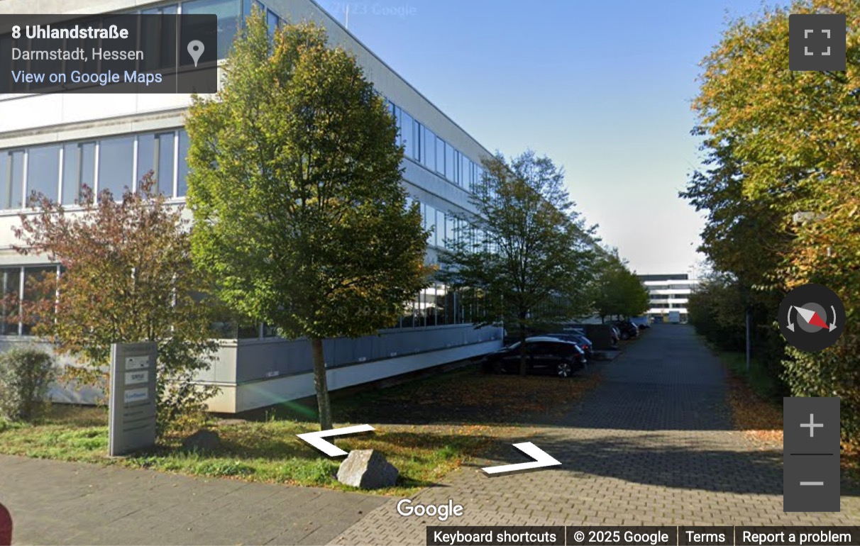 Street View image of Uhlandstraße 9, Darmstadt, Hessen