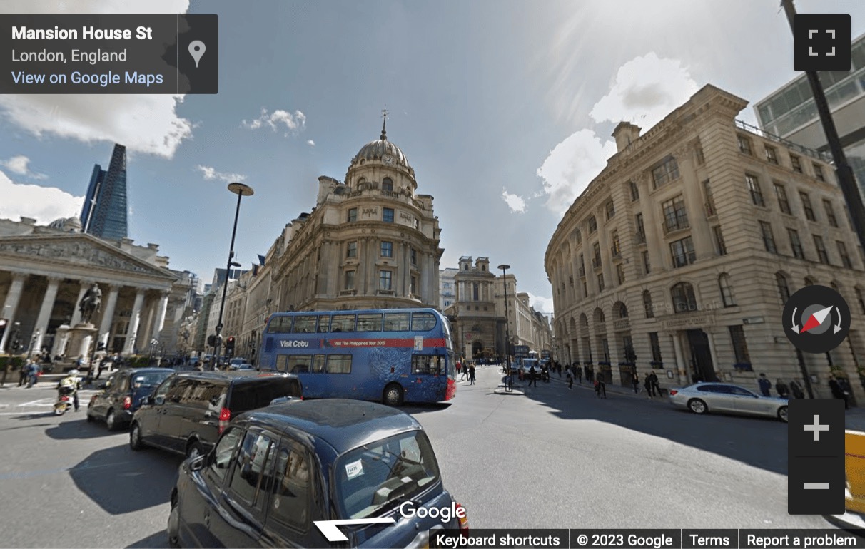 Street View image of Argyll No 1 Cornhill, Central London, EC3V