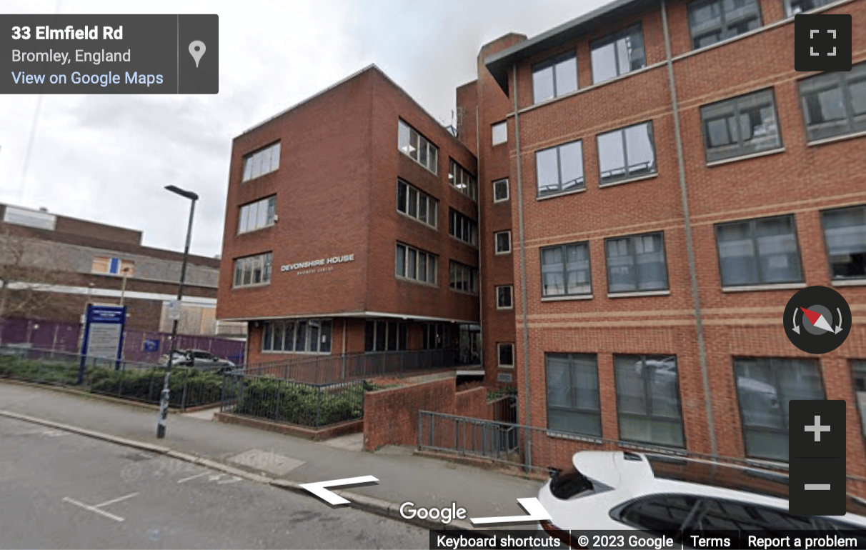 Street View image of Devonshire House, Elmfield Road, Bromley, Kent
