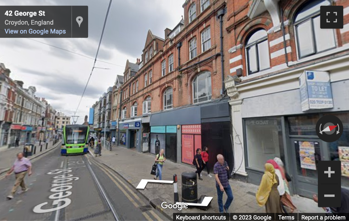 Street View image of 17-21 George Street, Croydon, Surrey