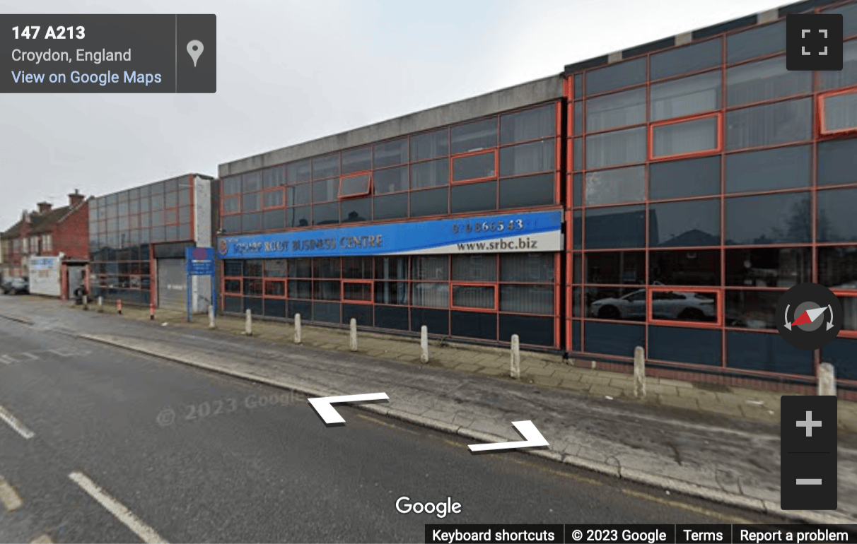Street View image of Square Root Business Centre, 102-116 Windmill Road, Croydon, Surrey