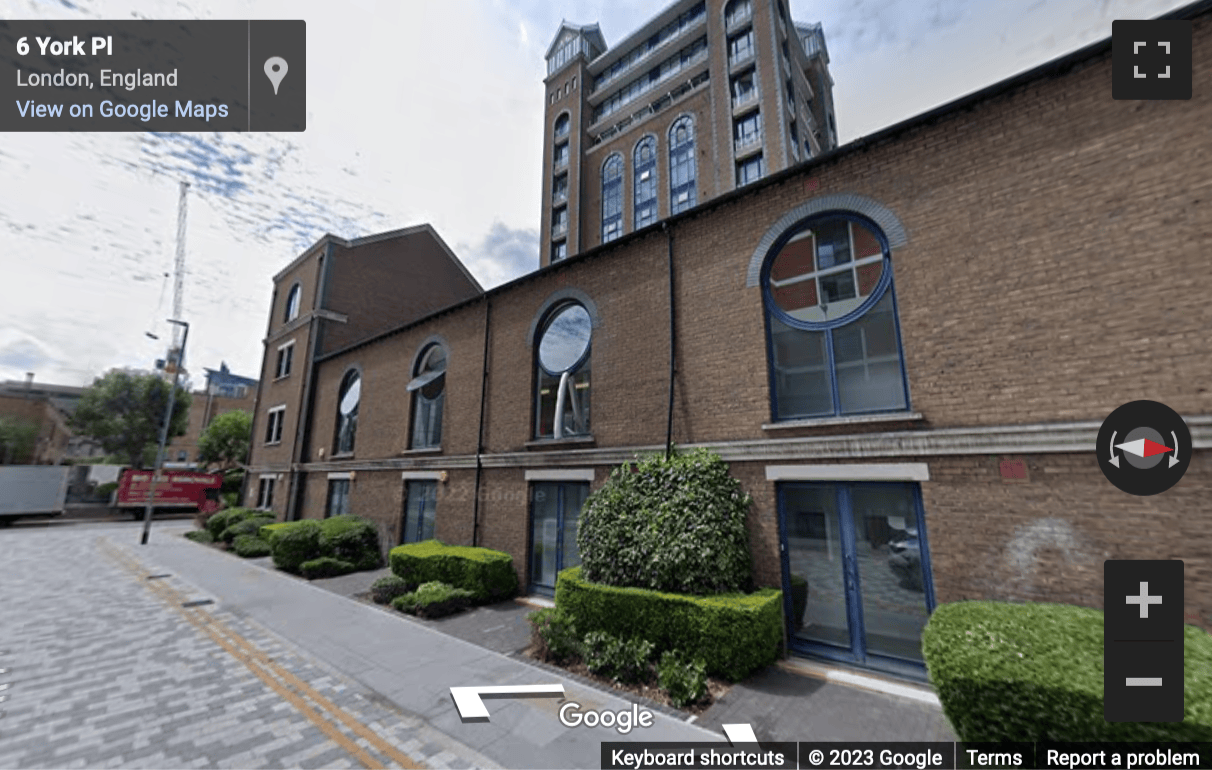 Street View image of 11 Calico Row, Battersea, Wandsworth, South West London, SW11, UK