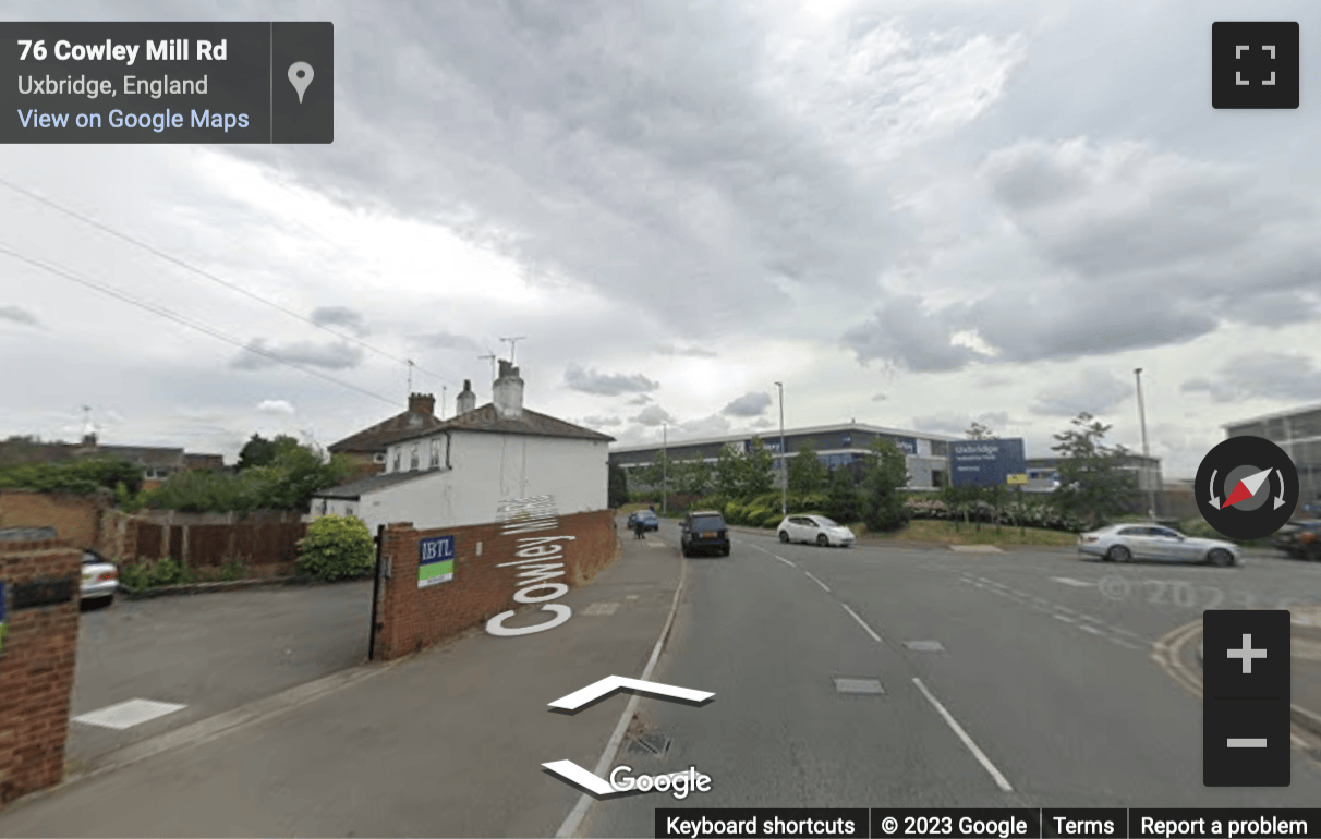 Street View image of Brook House, 54A Cowley Mill Road, Uxbridge, Middlesex