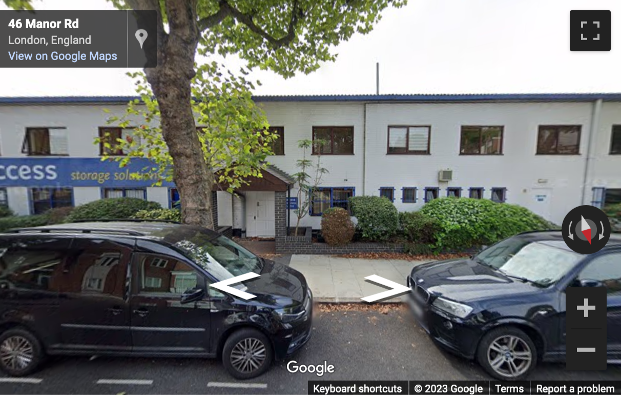 Street View image of Manor Road, West Ealing, North West London, W13, UK