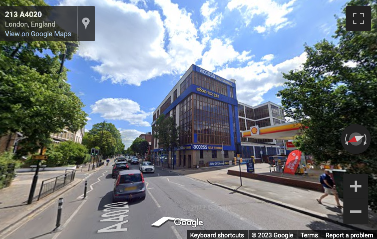 Street View image of Access House, 207-211 The Vale, Acton Town Centre, London, W3
