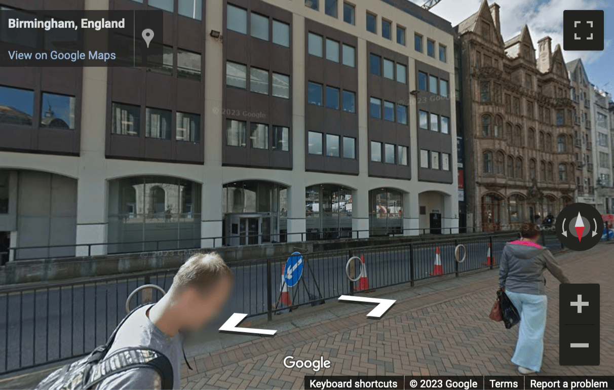 Street View image of 1 Victoria Square, Birmingham, West Midlands