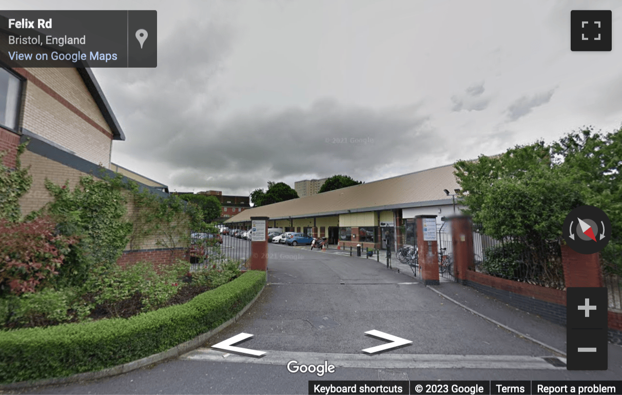 Street View image of Easton Business Centre, Felix Road, Bristol, Gloucestershire