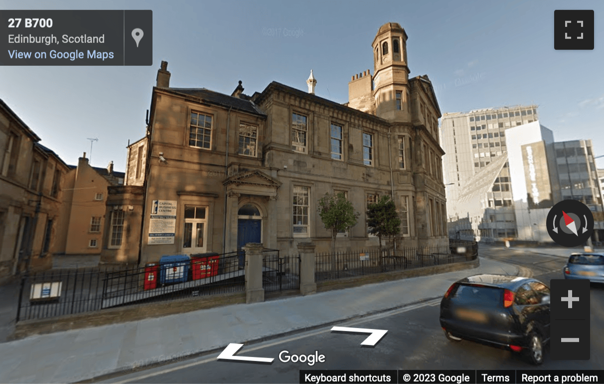 Street View image of CBC House, 24 Canning Street, Edinburgh, Scotland