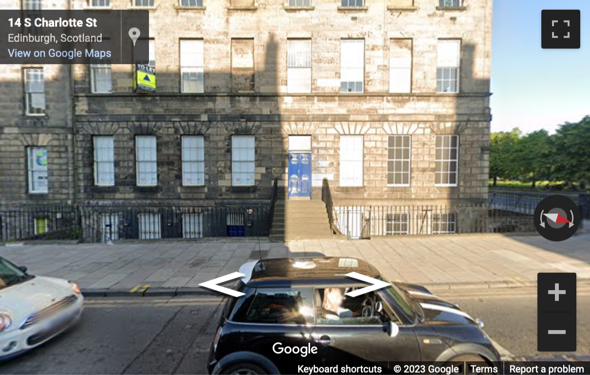 Street View image of 12 South Charlotte Street, Edinburgh, Scotland