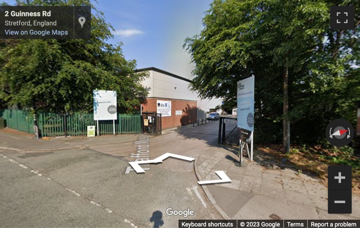 Street View image of Astra Business Park, Guinness Road, Manchester
