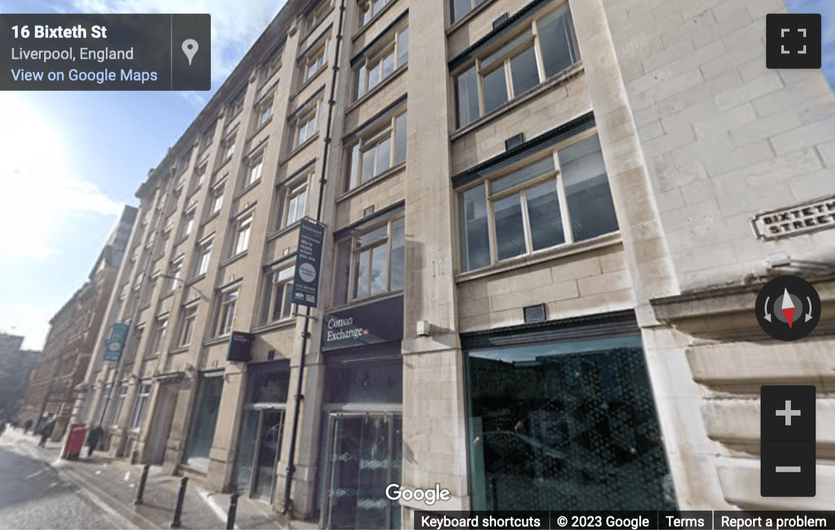 Street View image of Cotton Exchange, Bixteth Street, Liverpool, Merseyside