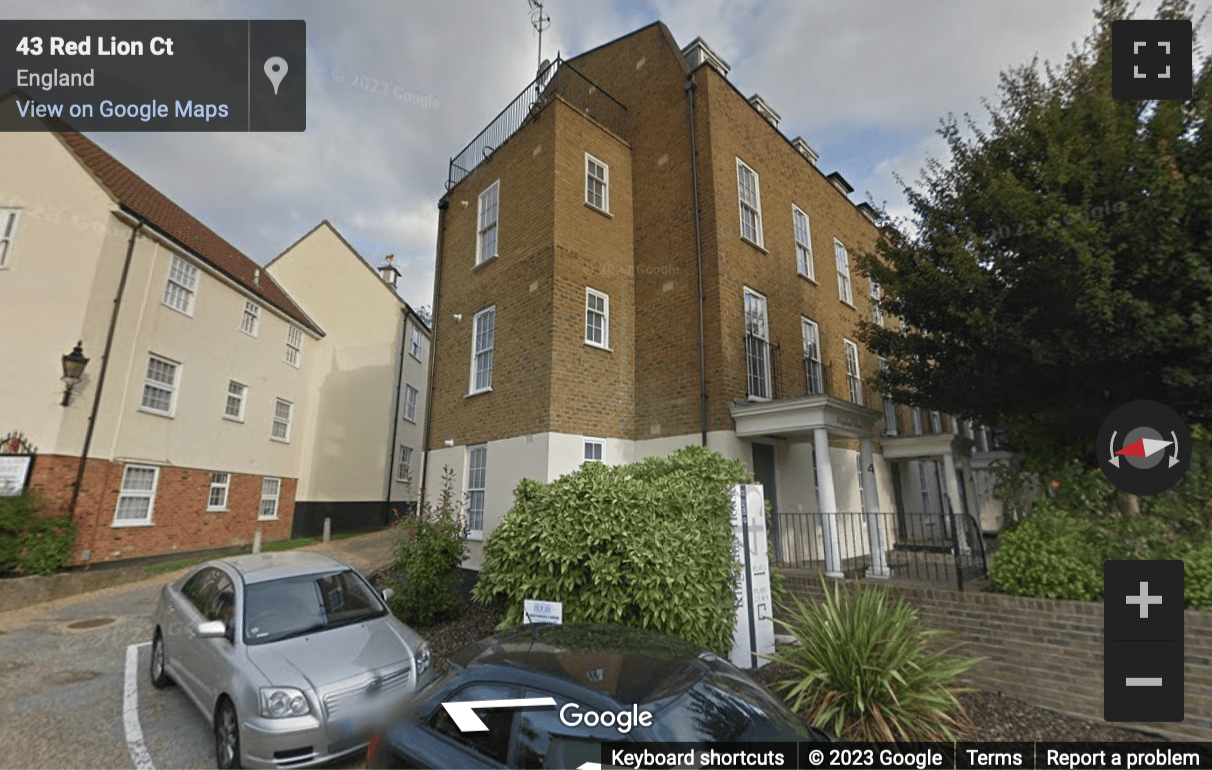 Street View image of Solution House, Dane Street, Bishops Stortford, Hertfordshire
