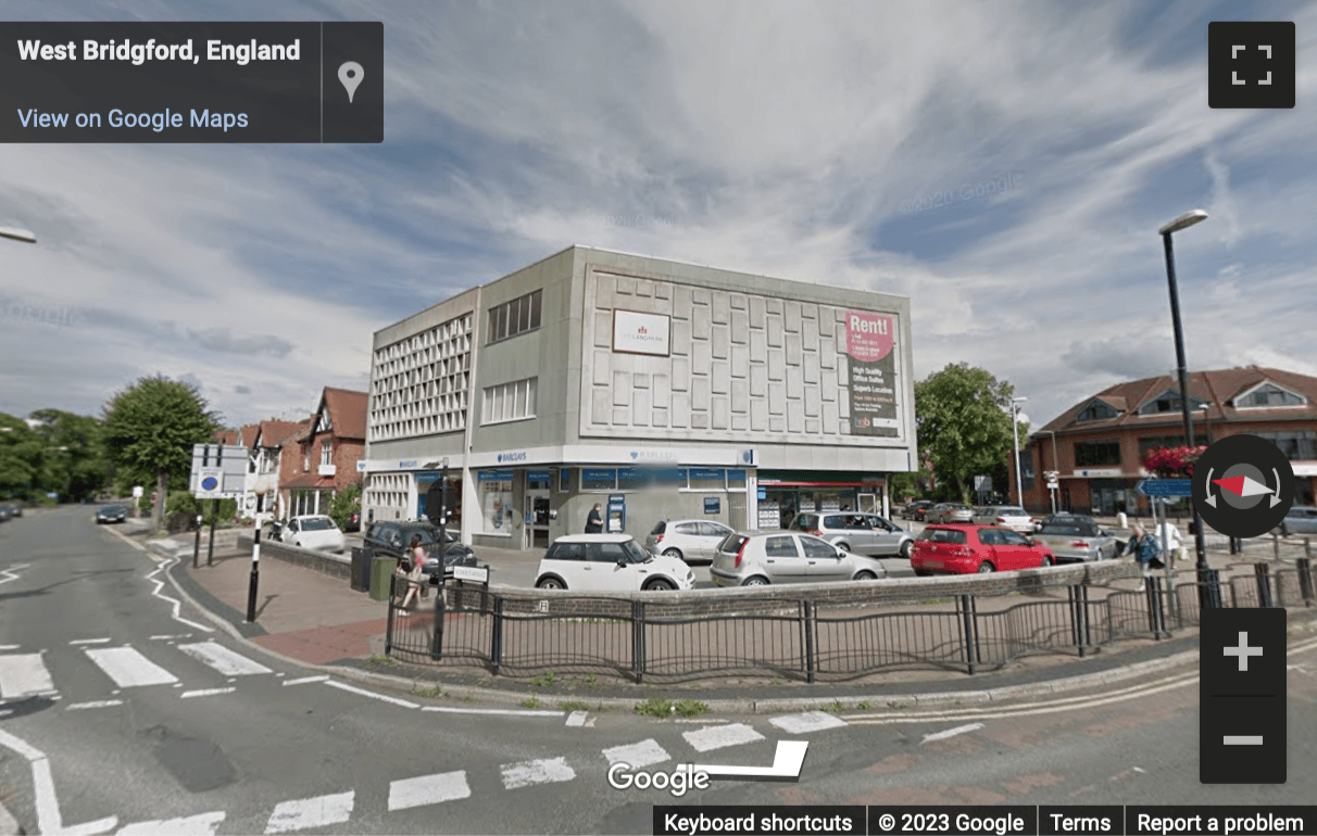 Street View image of The Landmark, Tudor Square, West Bridgford, Nottingham, Nottinghamshire