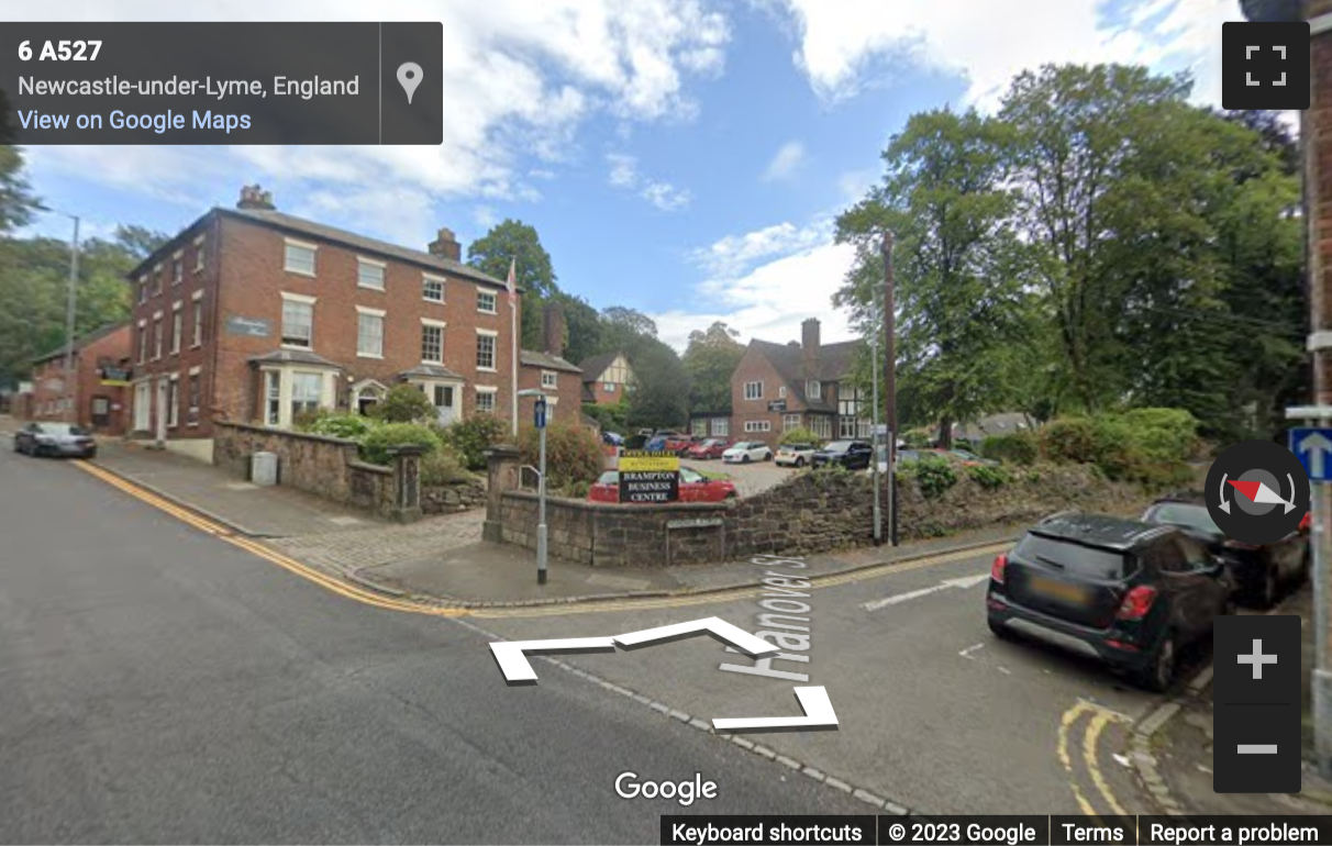 Street View image of 10 Queen Street, Newcastle Under Lyme, Staffordshire