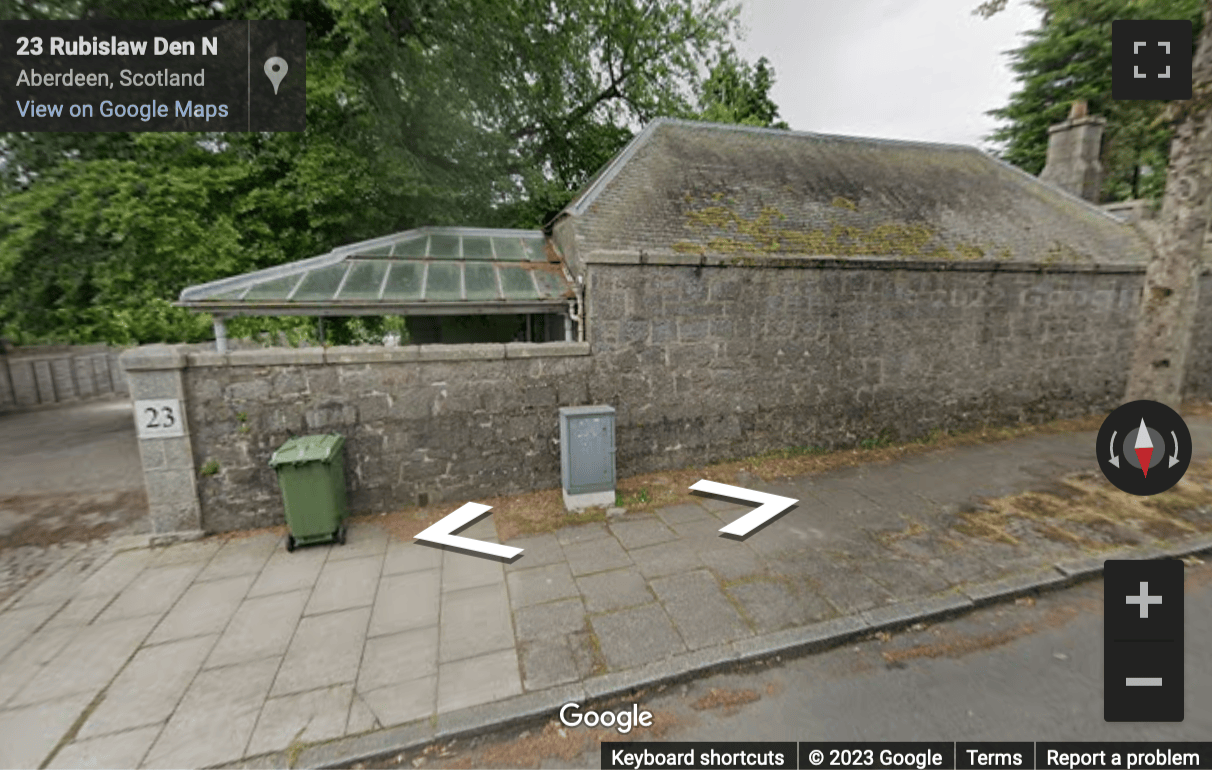 Street View image of Rubislaw Den House, 23 Rubislaw Den North, Aberdeen, Scotland