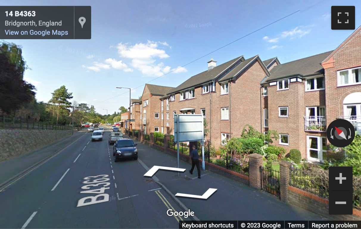 Street View image of Underhill Street, Bridgnorth, Shropshire