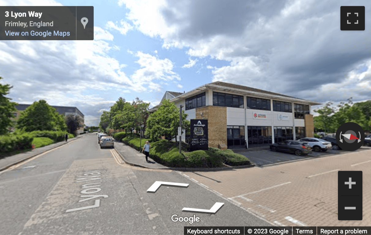 Street View image of Quatro House, Frimley Road, Camberley, Surrey
