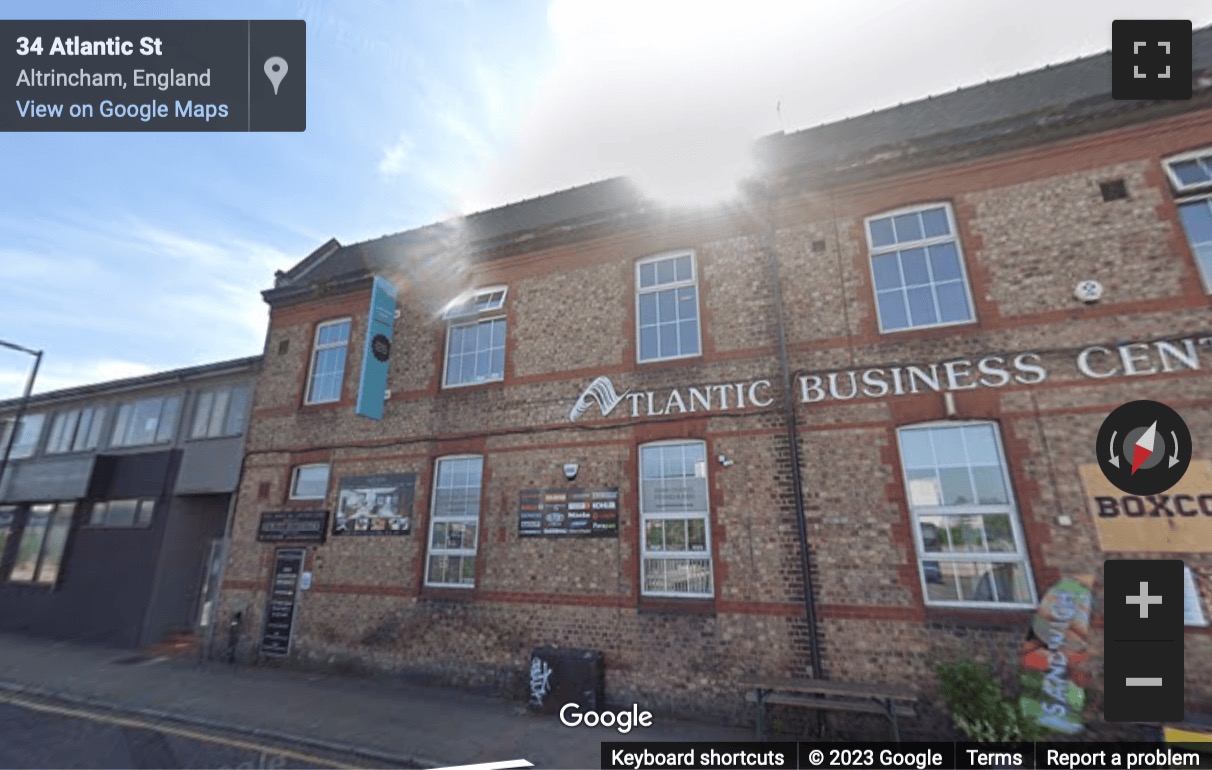 Street View image of Atlantic Business Centre, Atlantic Street, Altrincham, Greater Manchester