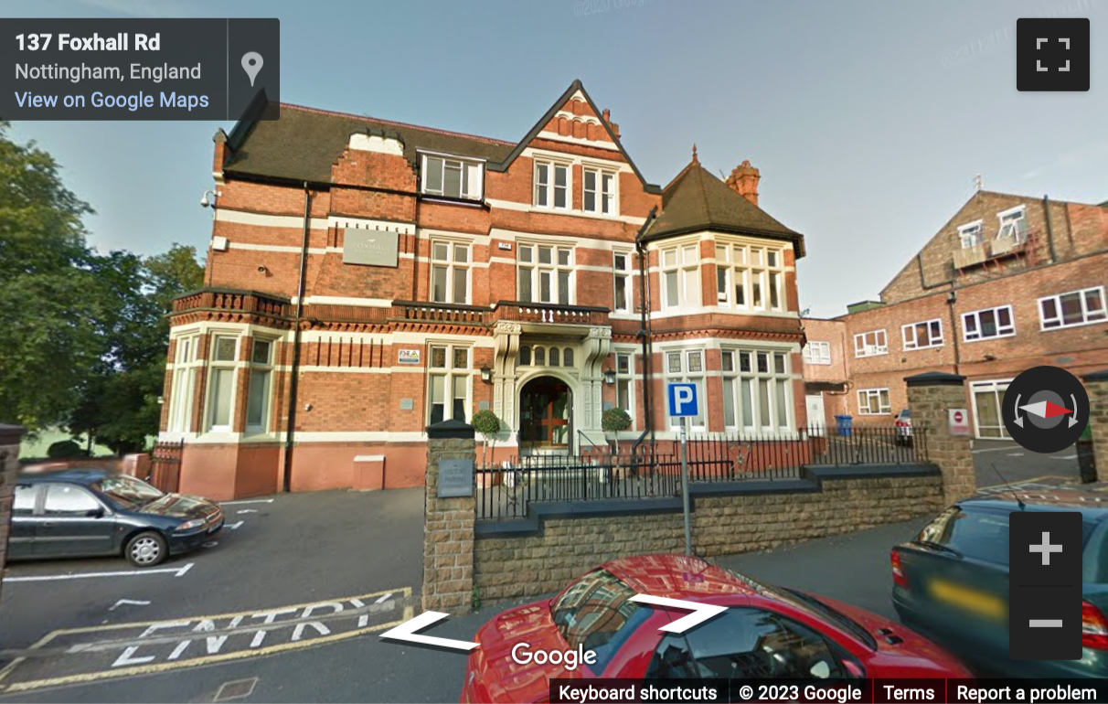 Street View image of Foxhall Business Centre, Foxhall Road, Nottingham, Nottinghamshire