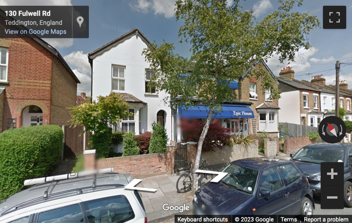 Street View image of Epic House, 128 Fulwell Road, Teddington (15 minutes from Heathrow Airport)
