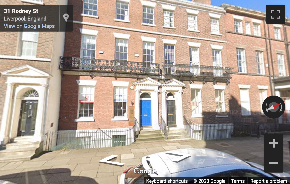 Street View image of 40 Rodney Street, Liverpool, Merseyside
