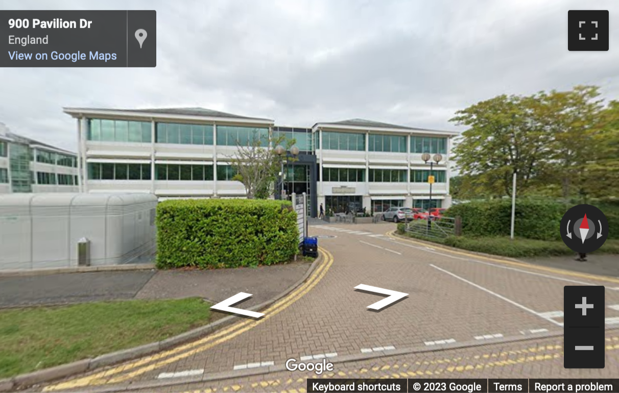 Street View image of Victory House, 400 Pavilion Drive, Brackmills Business Park, Northampton