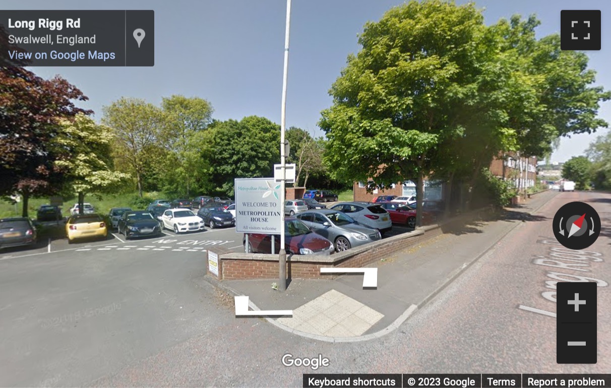 Street View image of Metropolitan House, Longrigg Road, Swalwell, Gateshead, Tyne and Wear