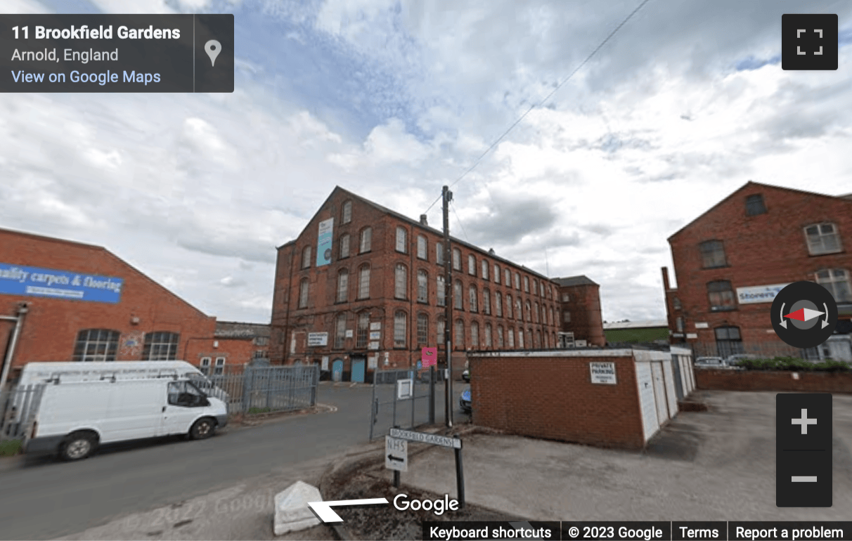 Street View image of Byron Industrial Estate, Brookfield Road, Arnold, Nottingham