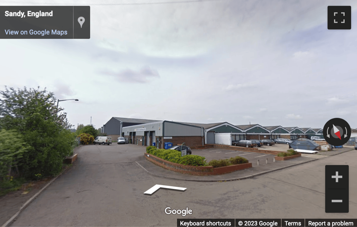 Street View image of Middlefield Industrial Estate, Bedford, Bedfordshire