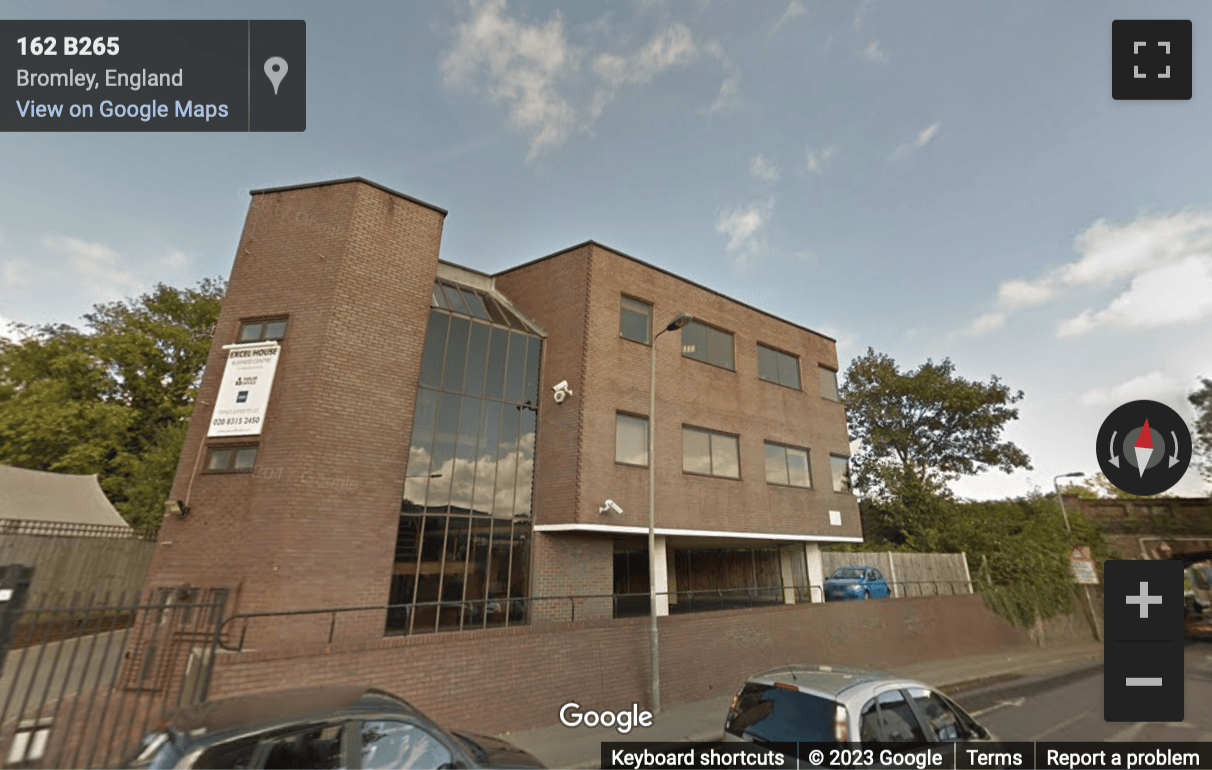 Street View image of Excel House, 133 Homesdale Road, Bromley, Kent
