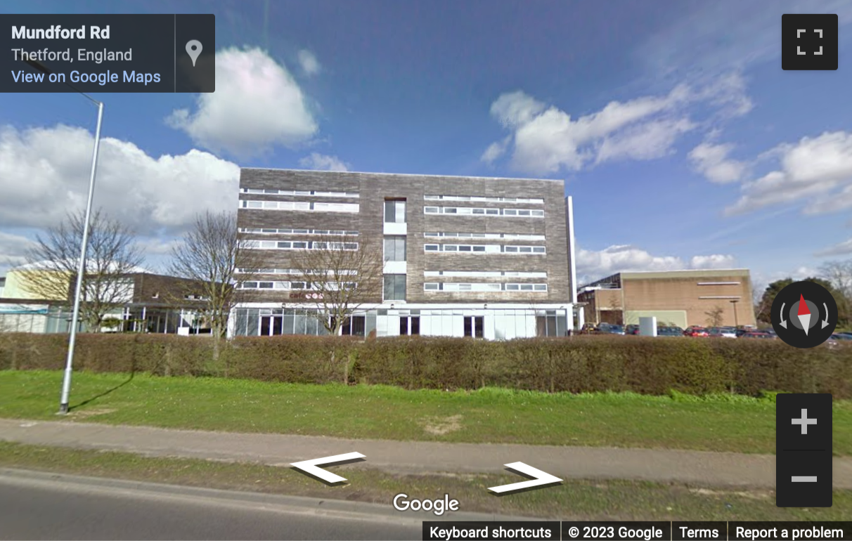 Street View image of Keystone Innovation Centre, Croxton Road, Thetford, Norfolk