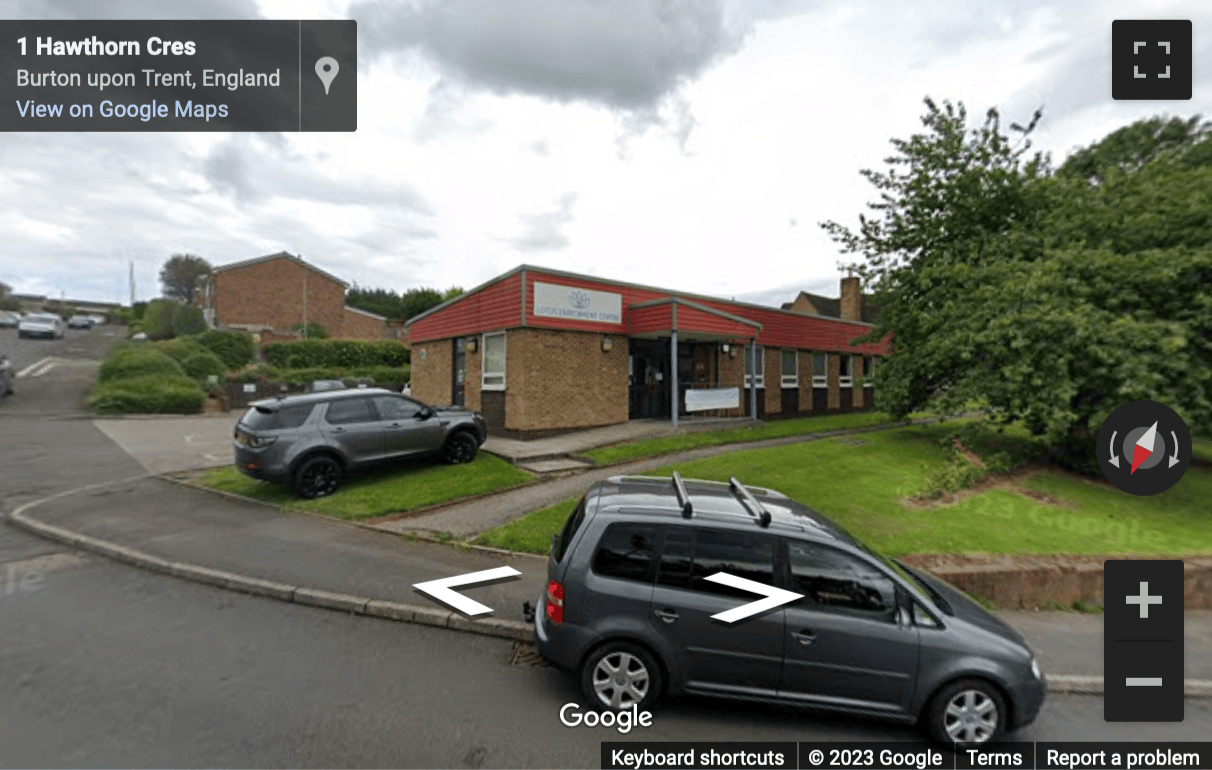 Street View image of Hawthorn Business Centre, 8 Hawthorn Cresent, Stapenhill, Burton Upon Trent, Staffordshire