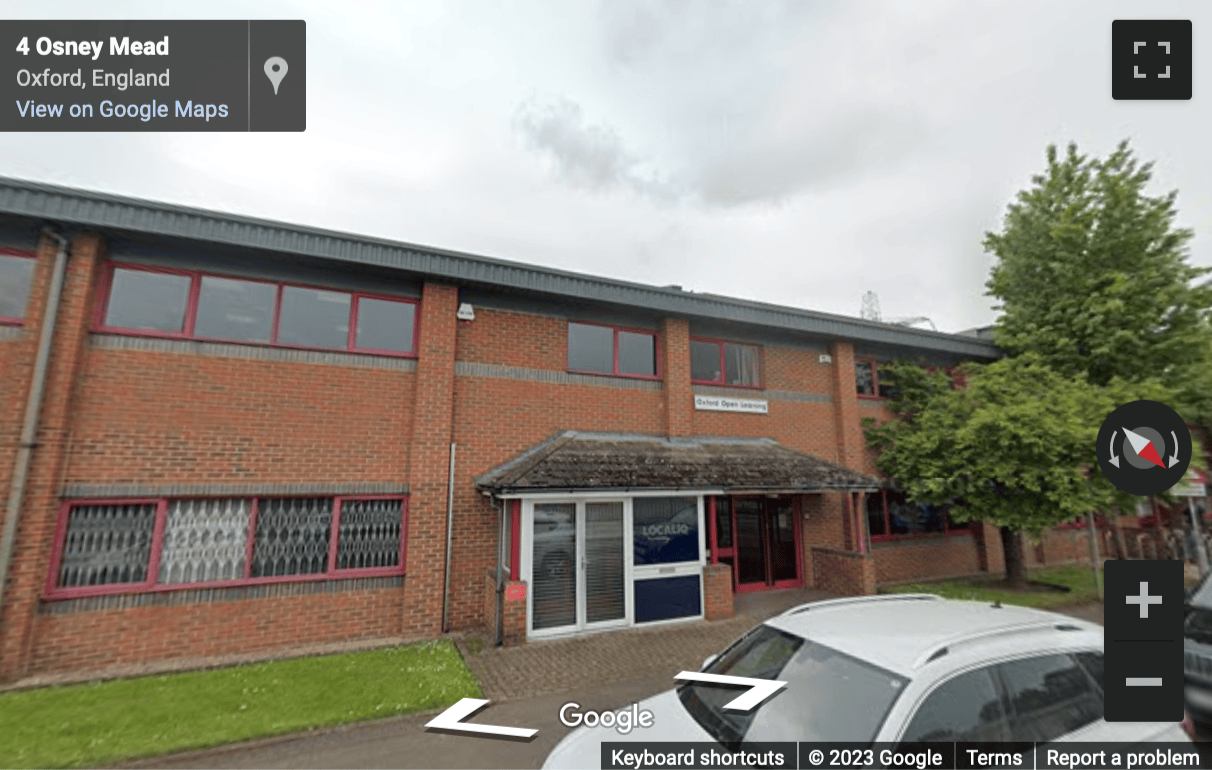 Street View image of 1 Kings Meadow, Osney Mead, Oxford, Oxfordshire