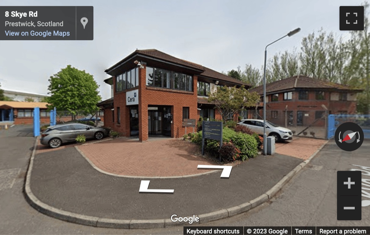 Street View image of Skye Road, Prestwick, Scotland
