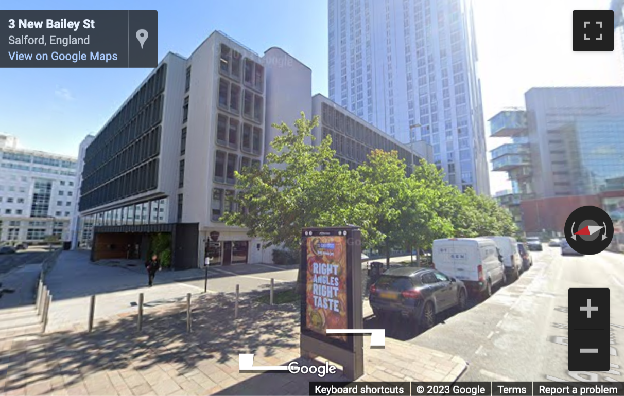 Street View image of Riverside, New Bailey Street, Manchester