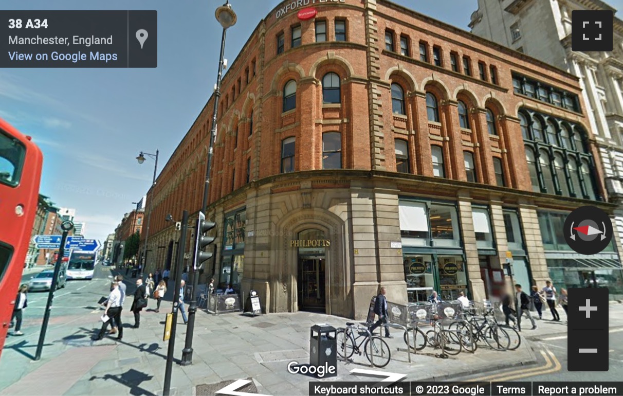Street View image of Oxford Place, Oxford Street, Manchester