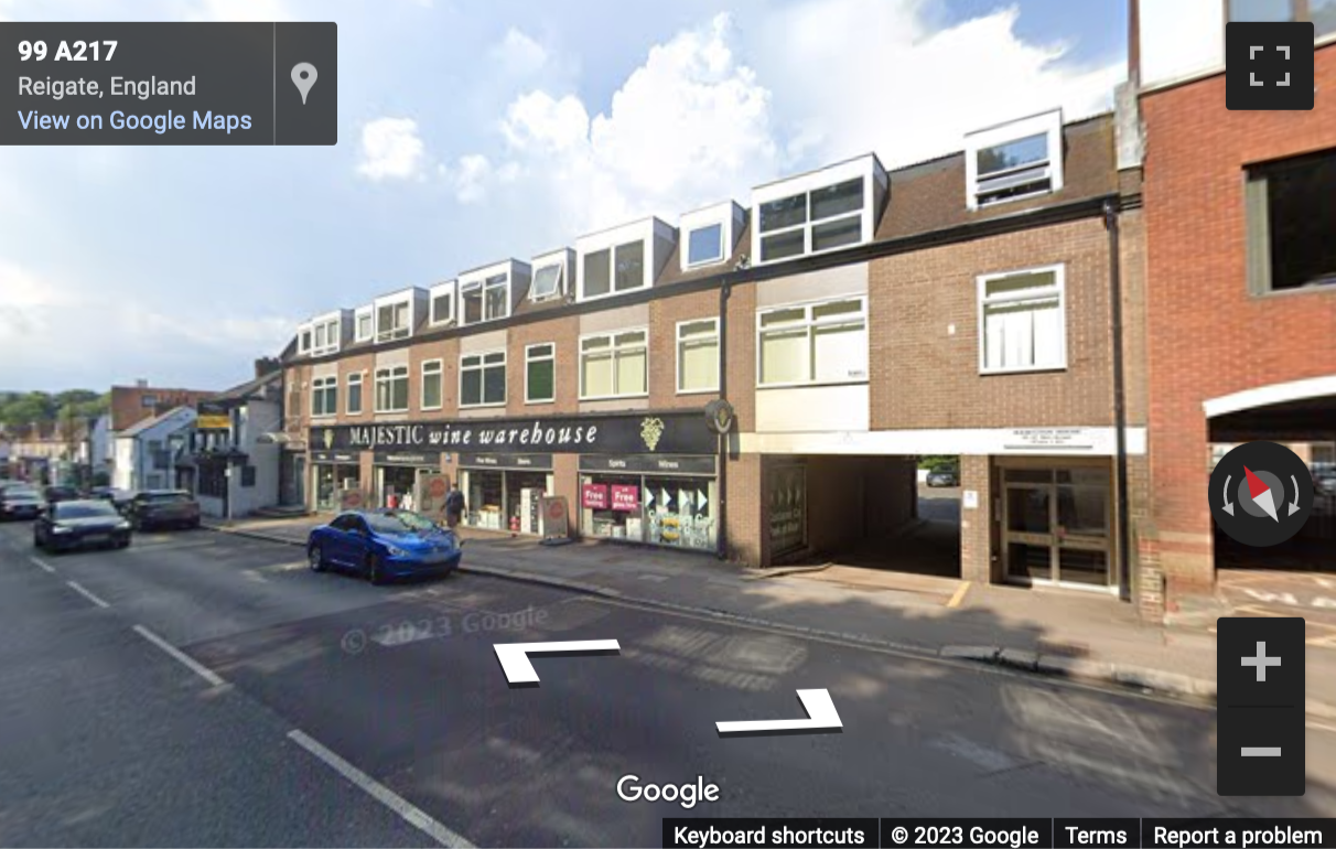 Street View image of Hamilton House, 87-89 Bell Street, Reigate, Surrey