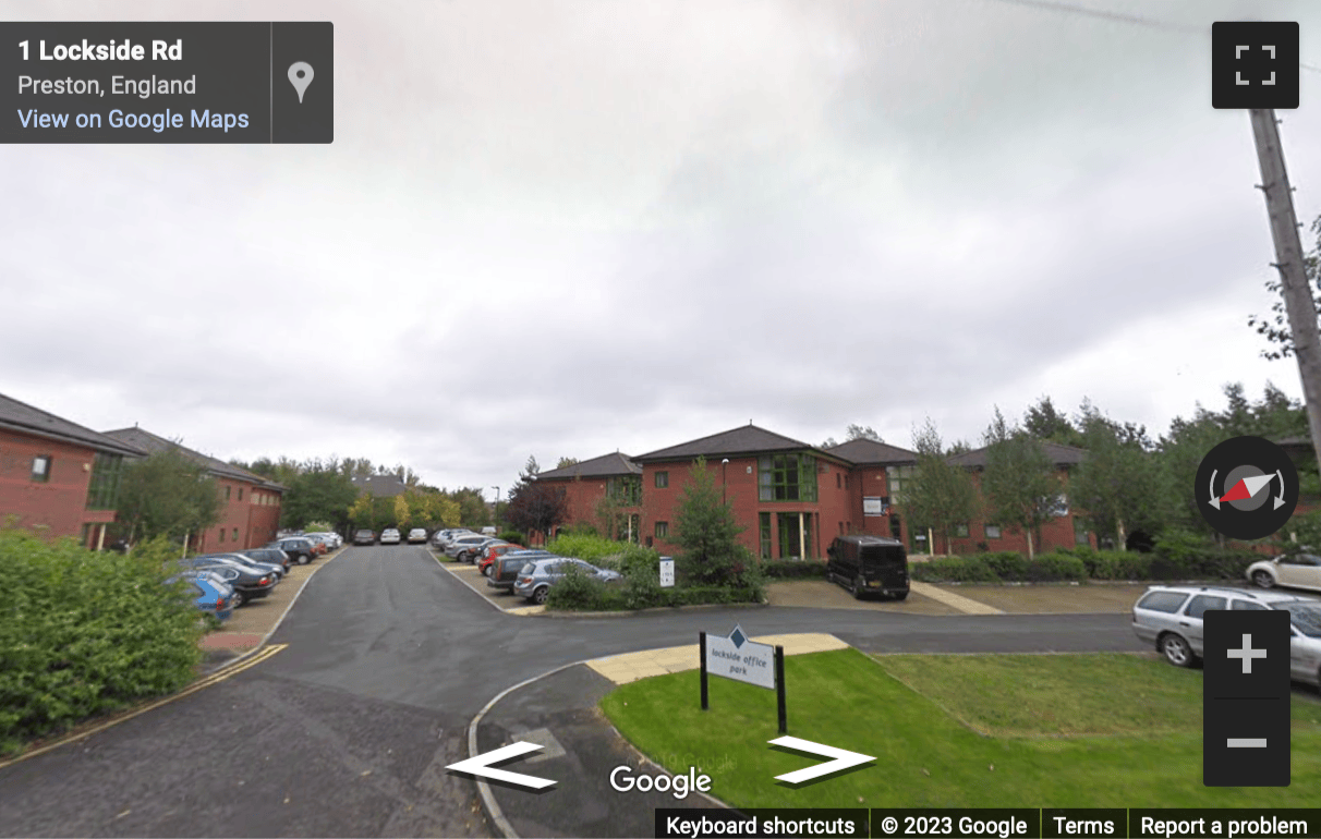 Street View image of 6-7 Lockside Office Park, Lockside Road, Preston, Lancashire