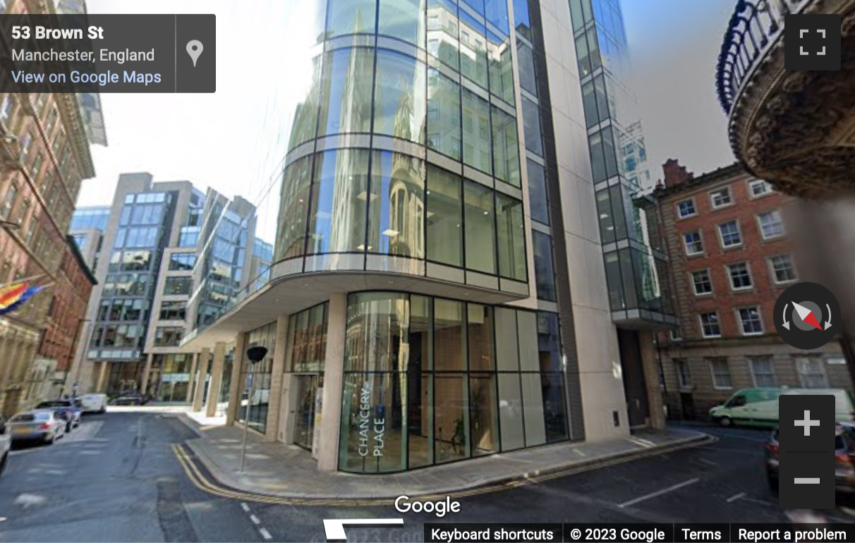Street View image of Chancery Place, 50 Brown Street, Manchester